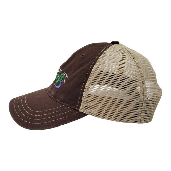 Richardson Elkin Valley Trails Embroidered Logo Mesh Snapback Trucker Hat Cap - Picture 5 of 11